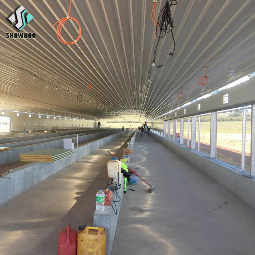 Cheap Prefabricated Pre Engineering Steel Structure Chicken Farm Poultry House