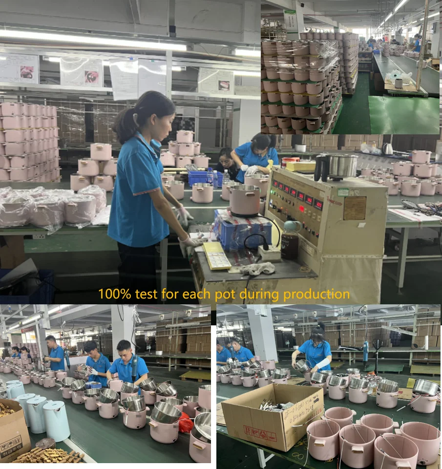 CB certificated 1.5liter Multicooker Electric Kettle electric multi cooker hot pot with multi power code