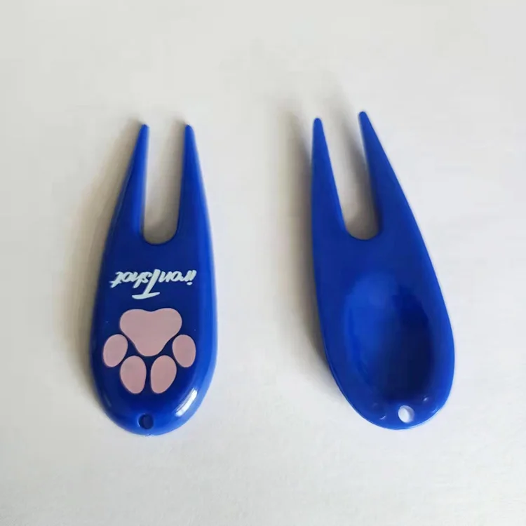 Personalised Design Golf Divot Repair Tool Plastic Golf Pitch Turf Restoration Tool