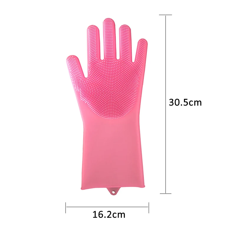 Wholesale Guantes De Silicona Household Kitchen Silicone Washing Gloves For Dish Washing