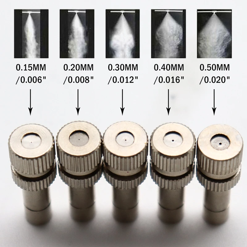Cozymist Anti Drip 10-24Unc Brass Water Spray Fog Nozzle For Misting System