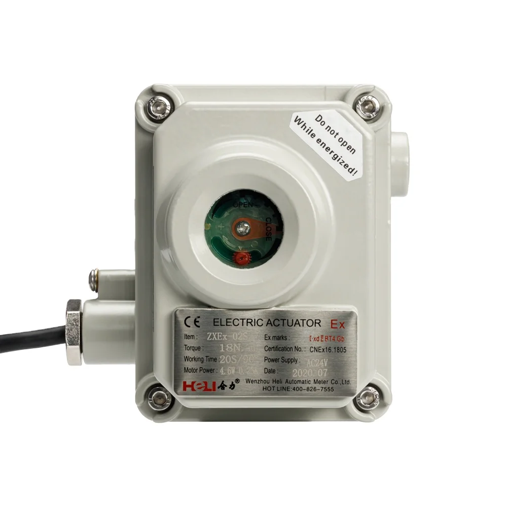 ZXEX Explosion-proof Valve Modulating Electric Actuators Part-turn Small Torque18NM
