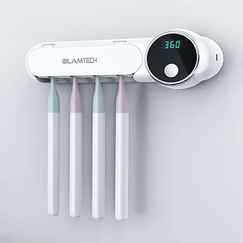 UVc ozone free uv toothbrush sanitizer tooth brush sterilizer for dentures