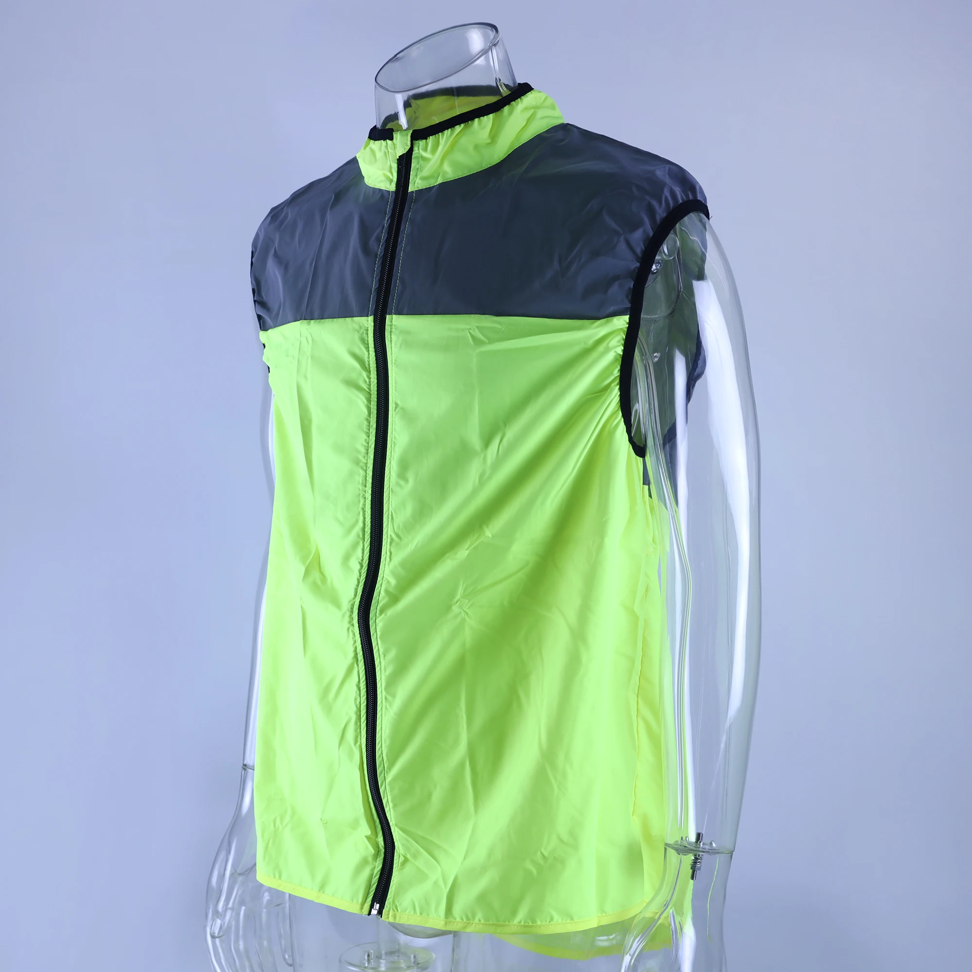 2021 Wholesale High Visible Reflective  Sport Vest Yellow Outdoor Road Safety Clothing for Running