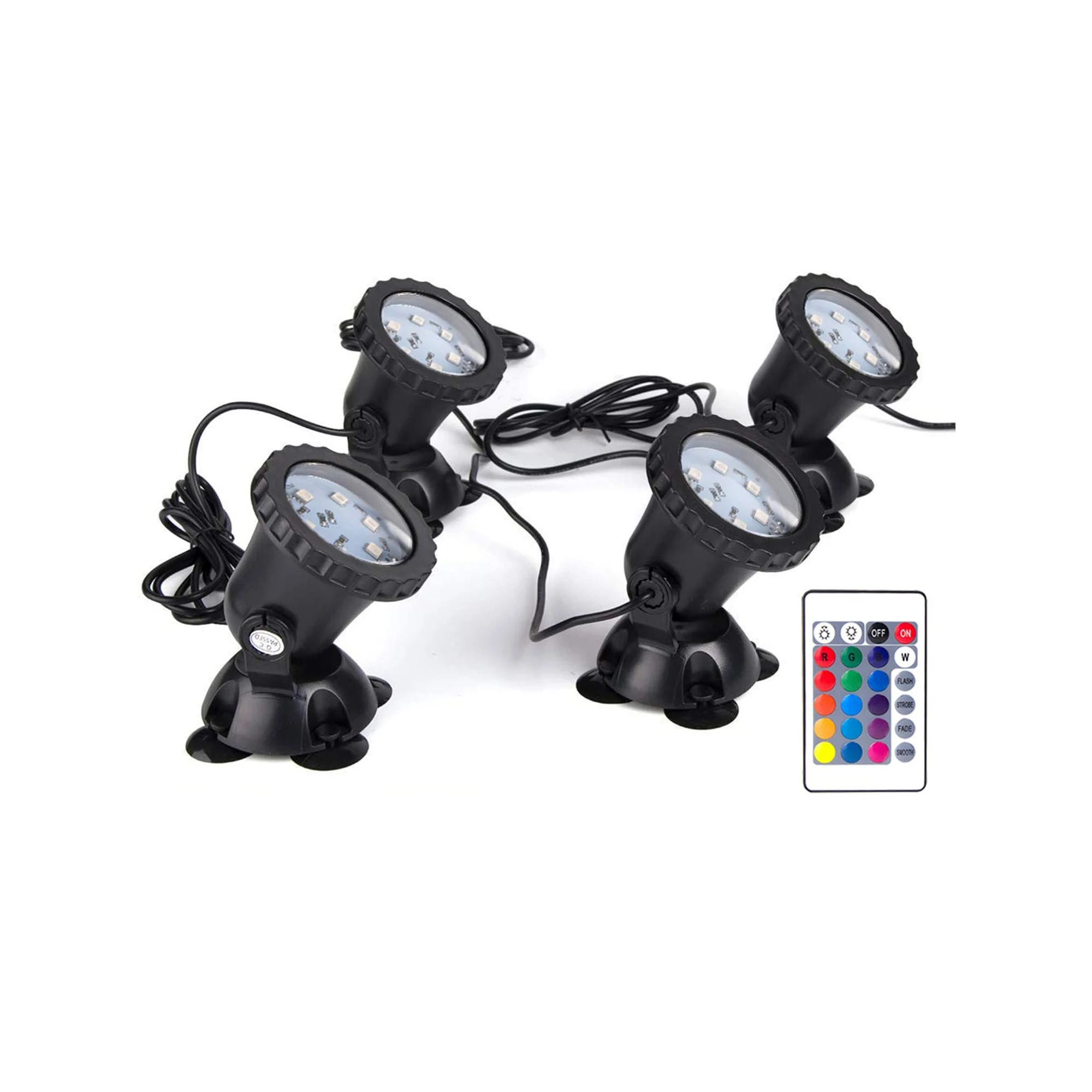 RGB SMD 5050 DC 12V Spotlight IP68 Waterproof Yard Pathway Decor Lamp LED Outdoor Landscape Lighting Garden Light 5W