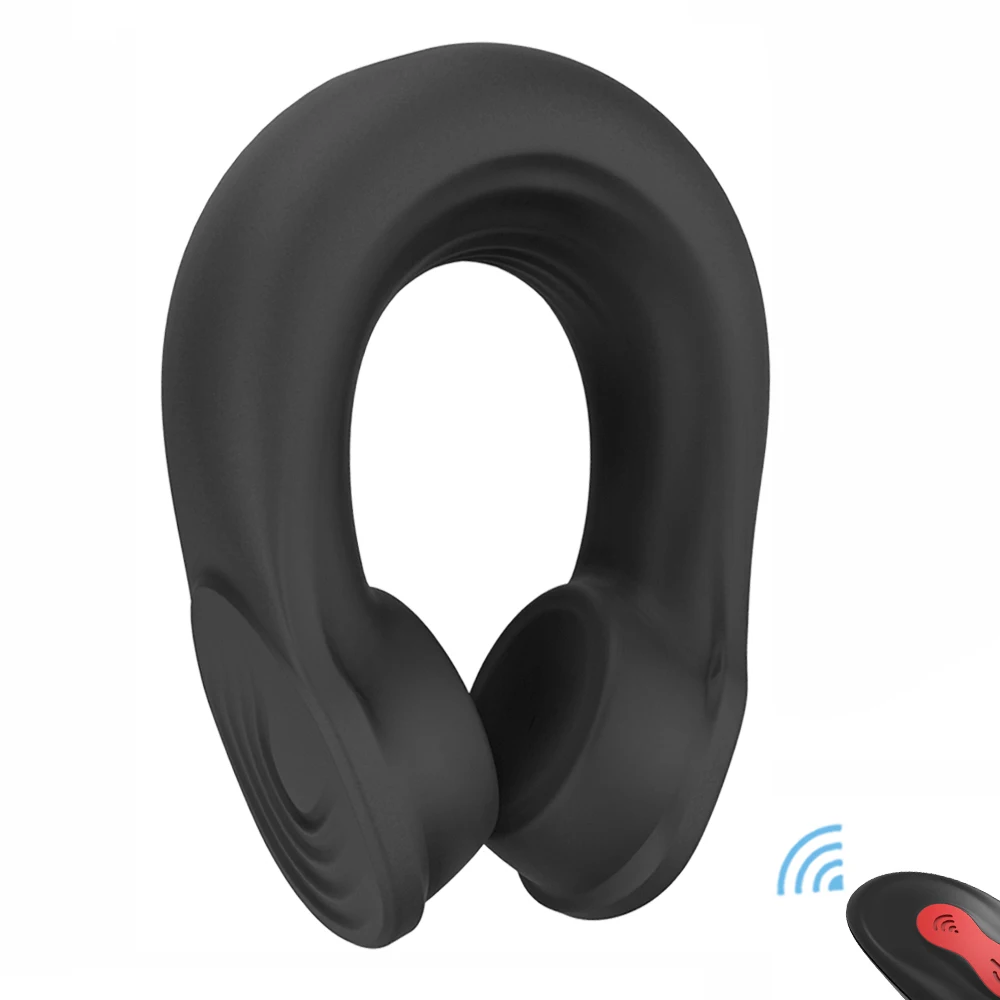 Aimitoy Mens Vibrating Ejaculation Masturbation Soft Toys Wireless Remote Control Cock Ring Massager Male Penis Vibrator For Men