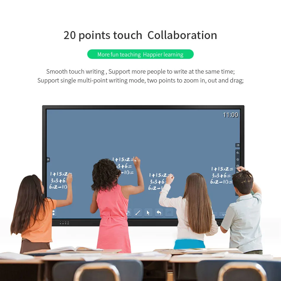OKView 65 inch Android mini pc  portable usb interactive whiteboard