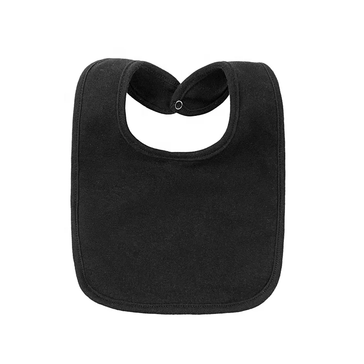 wholesale custom red color cotton bibs baby set bibs for eating drooling teething