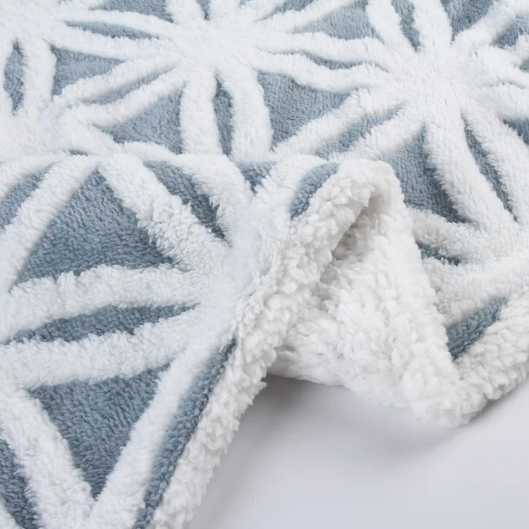 Coral Wholesale Soft Luxury Sherpa Towel Ladybug Korean Throw Blankets For Winter Double Layer