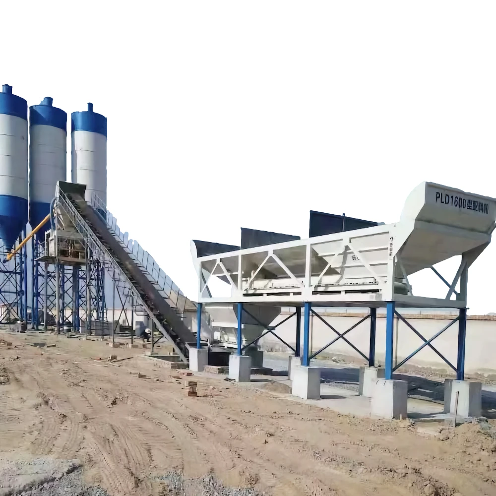 Hot-selling  HZS 90/180/240 Ready Concrete Batching Plant with Belt conveyor
