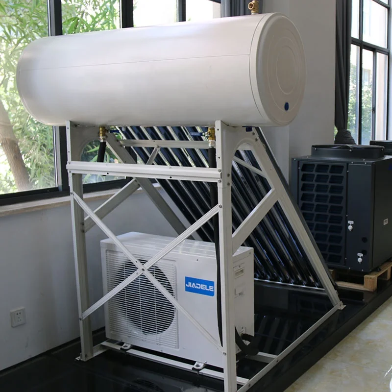 JIADELE  Air solar heat pump high pressurized solar water heater home water heating 100 200 300 Liters Vacuum Tube Solar Geyser