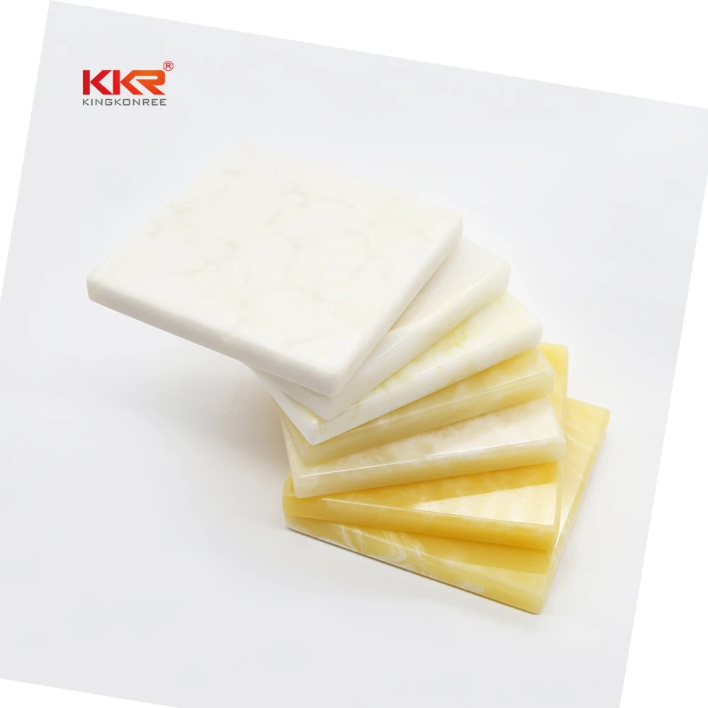 Beautiful Acrylic Solid Surface Effective onyx Translucent  Artificial Stone Sheets