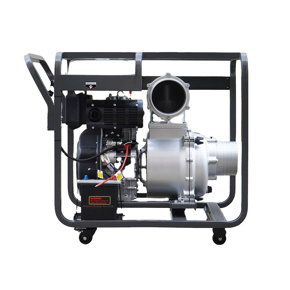 New water pump DP80E 8inch single cylinder motor centrifugal aluminum diesel water pump
