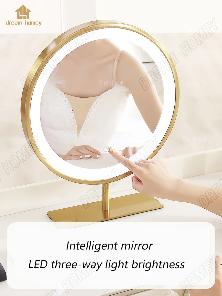 Multifunctional stretch Sintered stone bedroom dressing table withe mirror and drawers