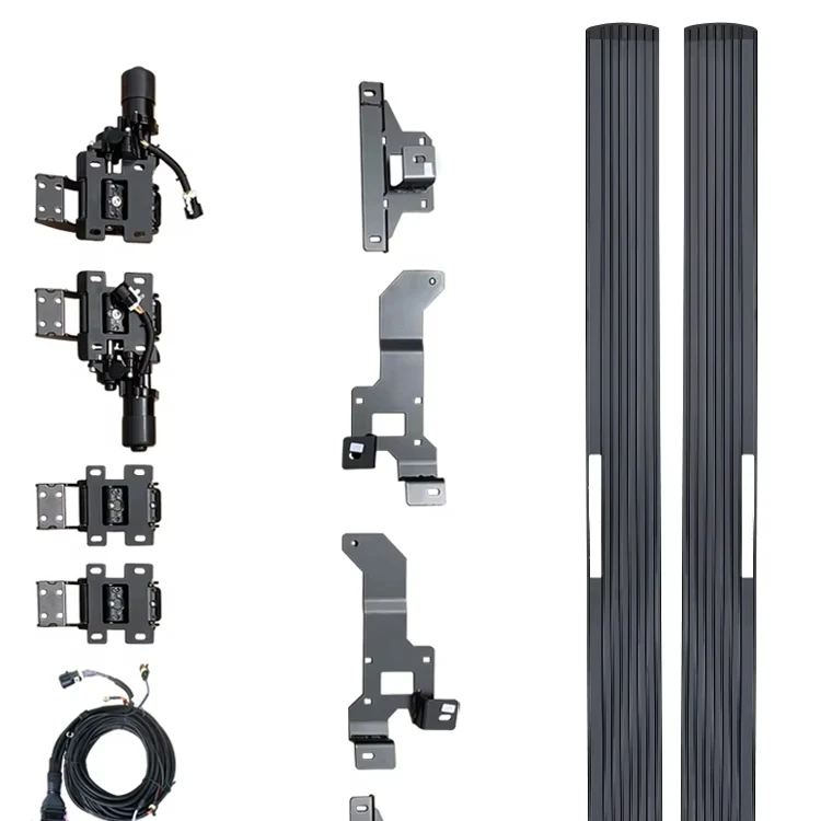 China Power Side Step 2022 Steel Aluminium Folding Electric Running Boards for Tunder Vehicle