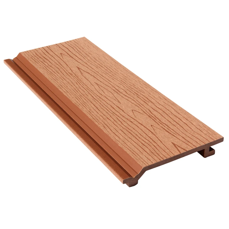 Деревянная зернистая стеновая панель с глубоким тиснением из ДПК с деревянной текстурой