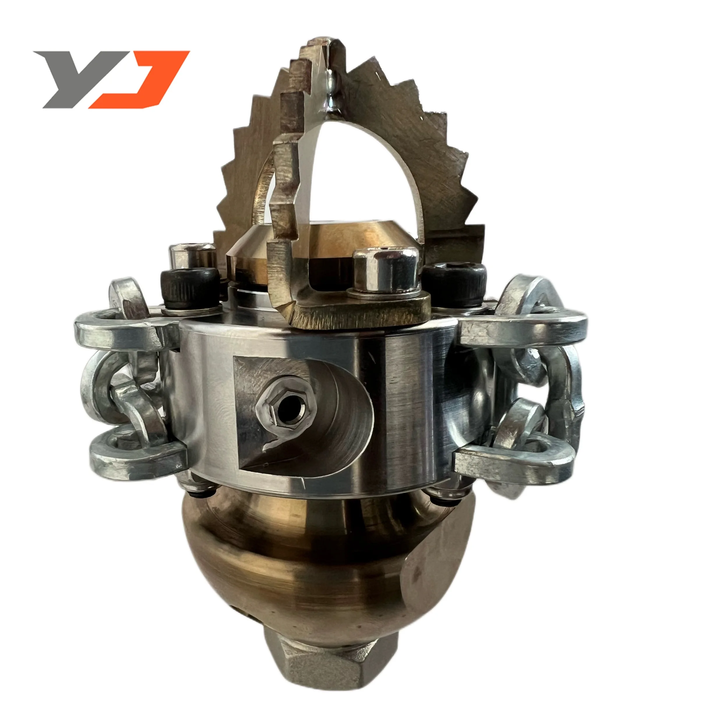 High pressure water jet manhole drain pipe sewer cleaning nozzle