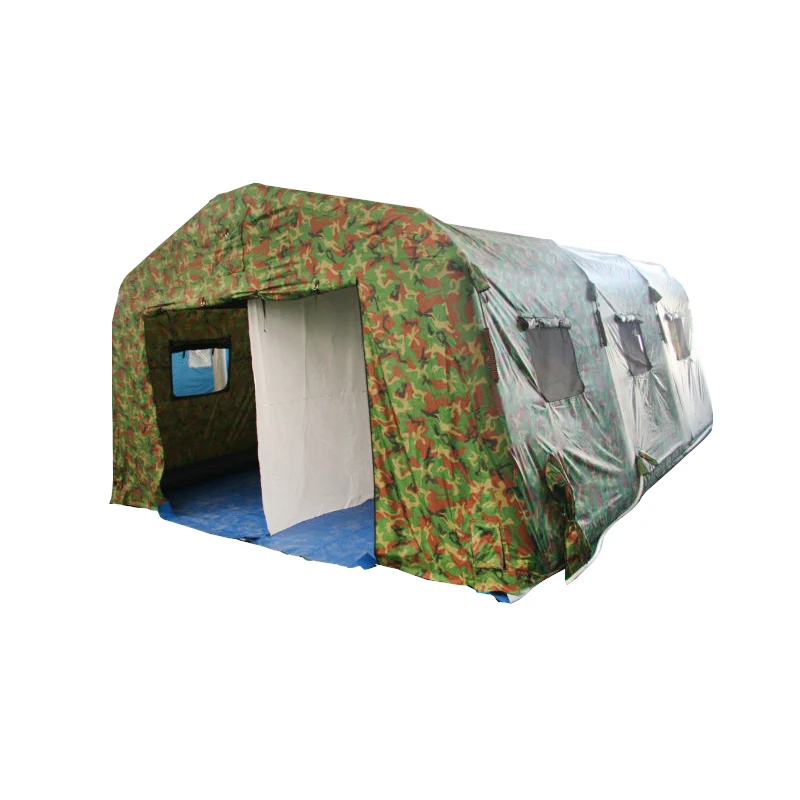 Brand new 30 square meters Camouflage Military shelter Inflatable Tent for army used