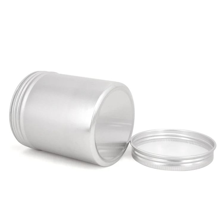 300ml aluminum canisters with screw-on lids