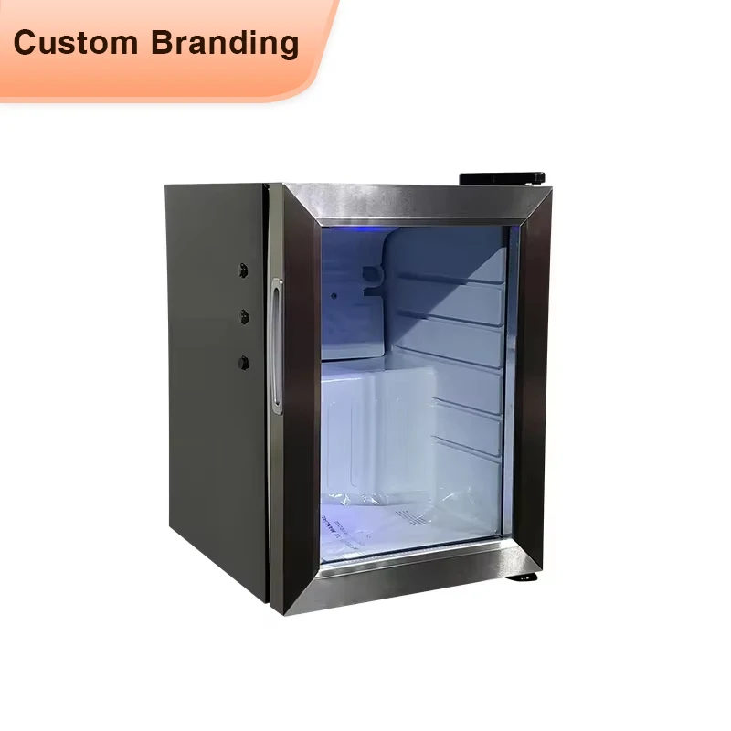 Meisda SC21 Mini Fridge Single Door 21L Cooler Drinks and Sodas Portable Compressor-based Refrigerator for Hotel Use