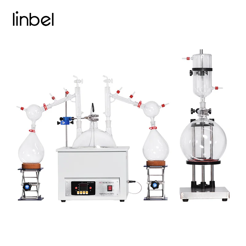 C B D Lab Extractor 10L Short Path Unit Molecular Essential Oil Distillation Turnkey Kit