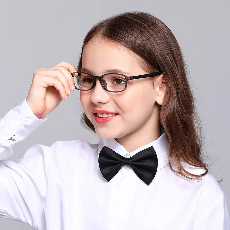 L28071 Ultralight TR90 Silicone Optical Eyewear frames Blocking Computer kids Anti radiation and Anti Blue Light Glasses