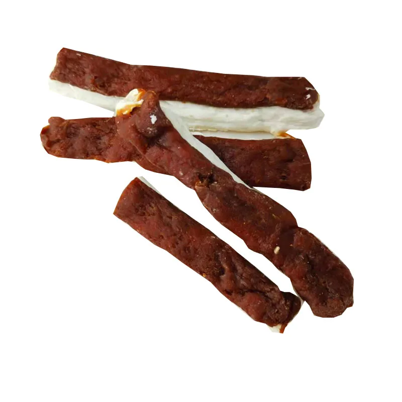 Оптовая продажа от крупнейшего производителя пищевых продуктов, высококачественные лакомства для собак, снэки, устойчивые к укусам, Утиное мясо, Воловья кожа, энергетический бар, корм для собак