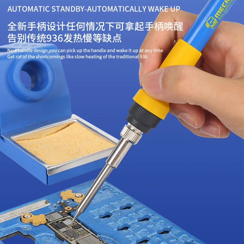 Mechanic T12 Pro Soldering Station Fast Heating Thermostatic 72W Soldering Iron For Motherboard Bga PCB Repair