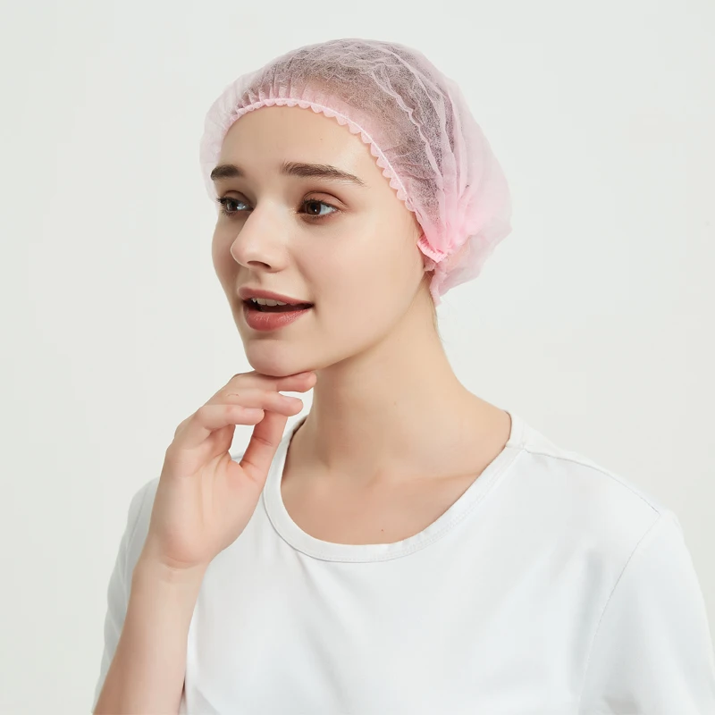 Disposable Hair Cap Factory  low price wholesale Disposable Non-woven  Cap for Hospital