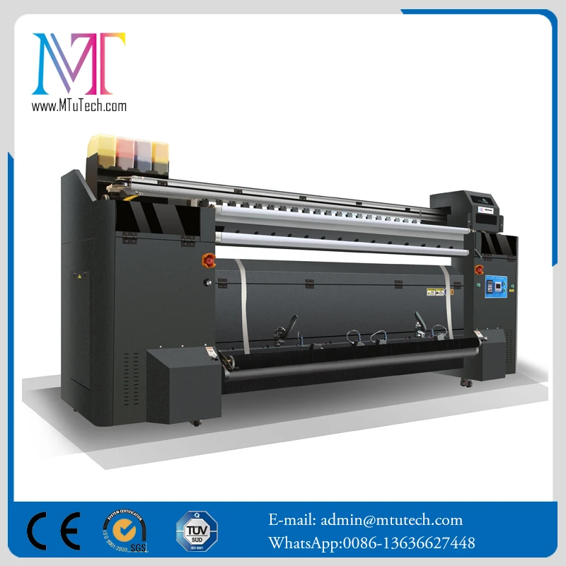 Digital Textile Belt Drive spandex lycra print fabric Printer with 8 pcs printhead