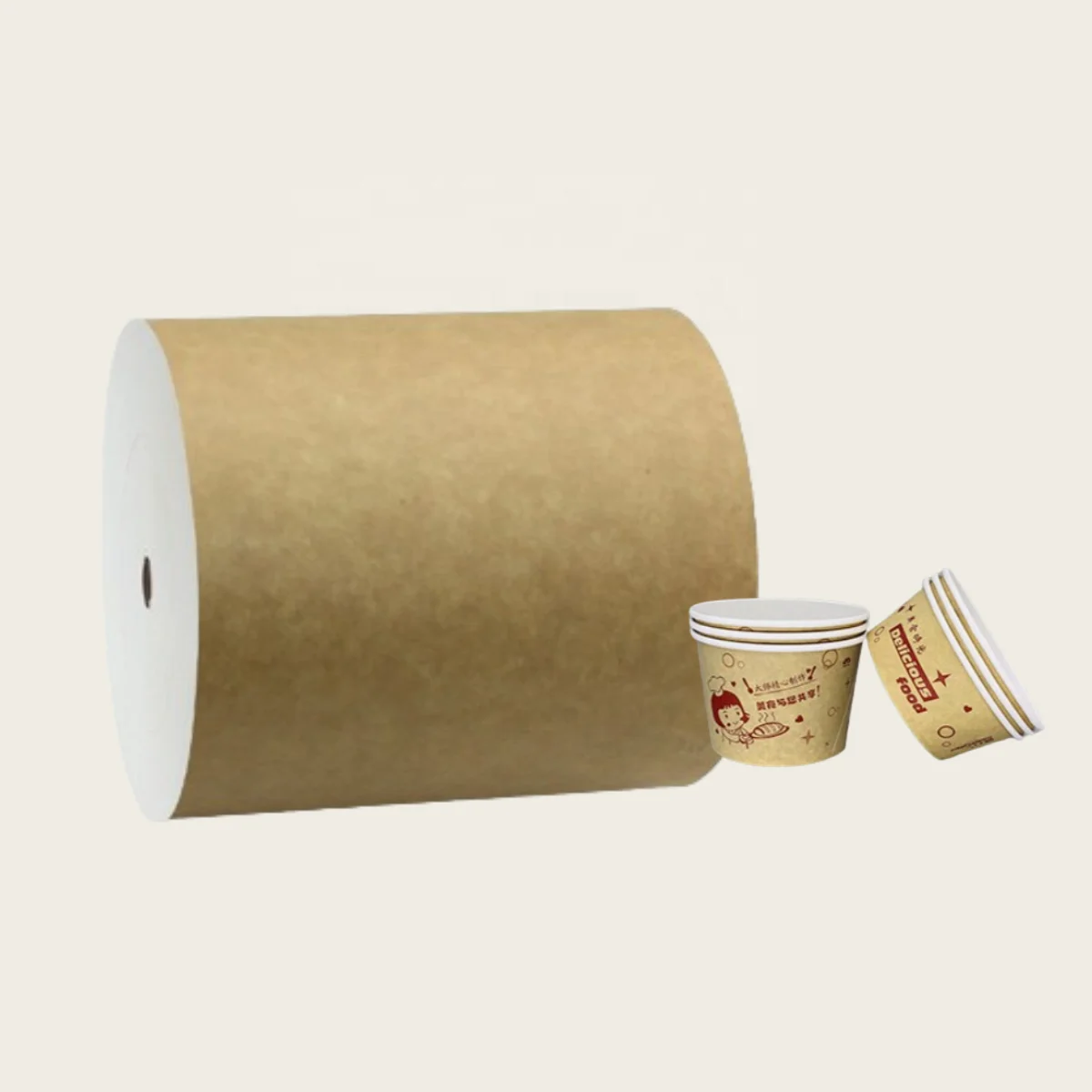 Enso CKB Paper High Quality 250gsm White front coated kraft back paper board paper rolls for a good packaging material