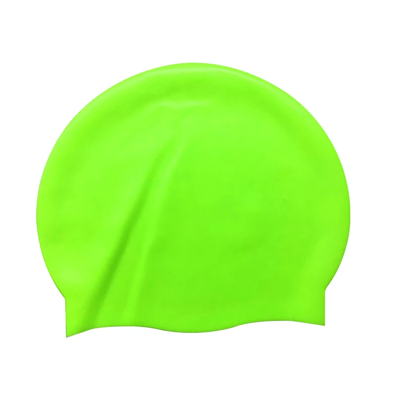 
 Высококачественная Водонепроницаемая силиконовая шапочка для плавания с индивидуальным логотипом для взрослых и детей  