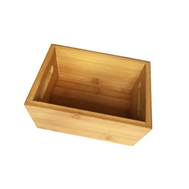 Simple classics bamboo wood Fruit Basket and Bamboo Folding Wooden candy Basket