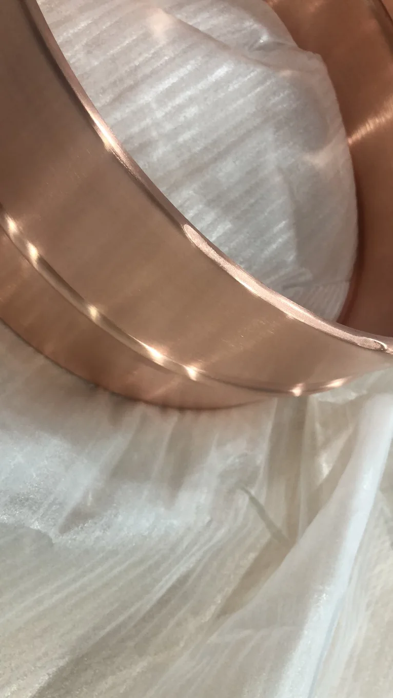 Полированный Медный Змеиный барабан 14*6,5 с Бусиной без просверления