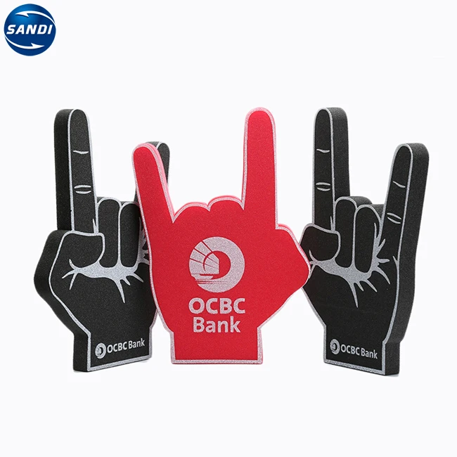 
Promotional custom EVA cheering giant foam middle finger 