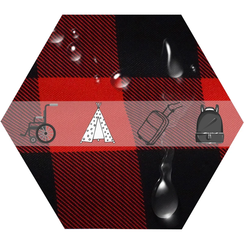 Фабрика 600D * 600D Крест Дизайн жаккард 100% полиэстер водонепроницаемая ткань Оксфорд с ПВХ покрытием