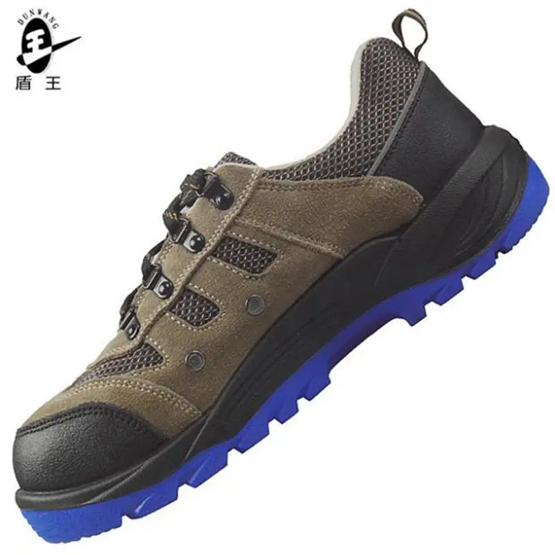 Safty shoes men from  factory hot sales Anti-smash and puncture