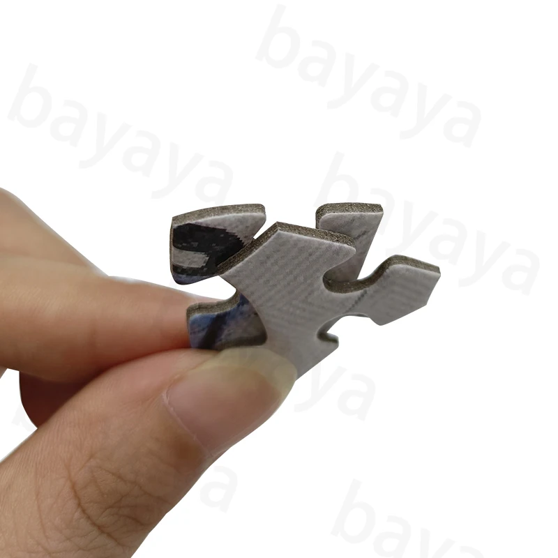 Manufacturer Wholesale High Quality Custom Printing Different Design 500 Pieces Adult Grey Cardboard Puzzle Board Material