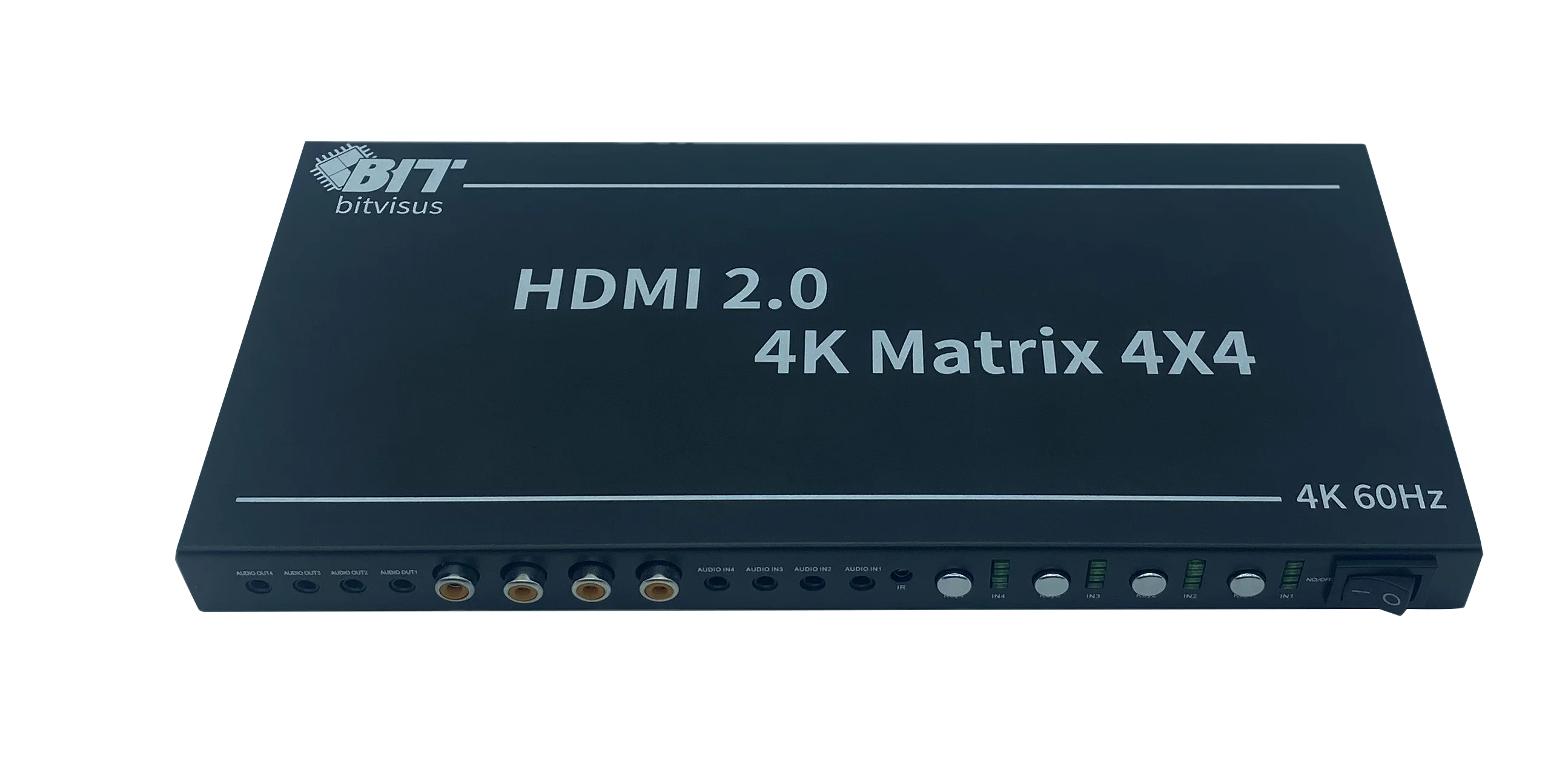 Latest Rs232 Pdif 4X4 Hdmi Matrix Switch 4 Input 2 Output Video Wall Controller