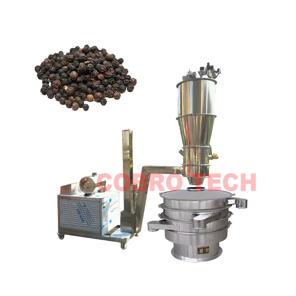 Long Distances Automatic Electric Sugar Vacuum Conveyor Coffee Beans Vacuum Feeder Cocoa Powder Pneumatic Conveyor