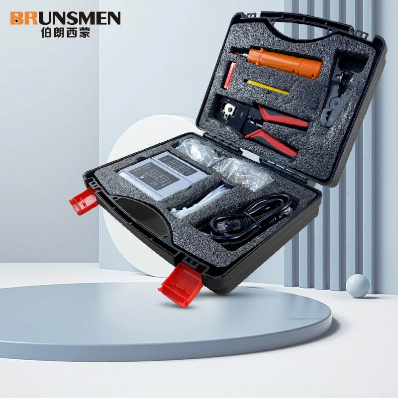 Многофункциональный набор инструментов для сетевой локальной сети, тестер сетевого кабеля Rj45 Utp, инструмент для зачистки кабеля