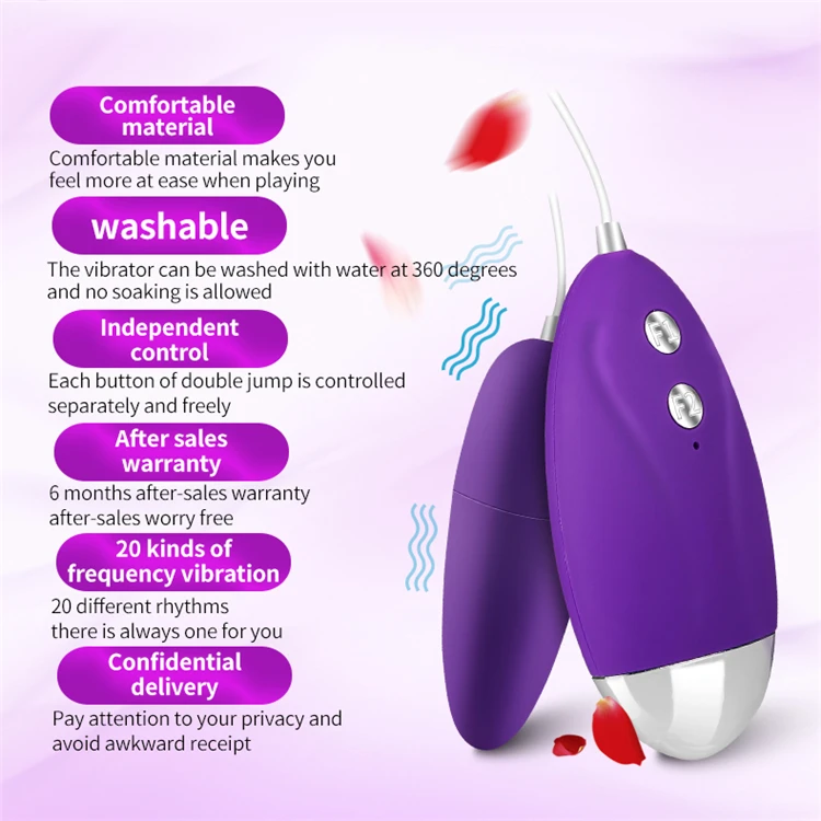 Hot Sale Wholesale Women Sex Toy Remote Controlled  20 Modes Vibrating Love Eggs Bullet Vibrator silicon sex doll For Women