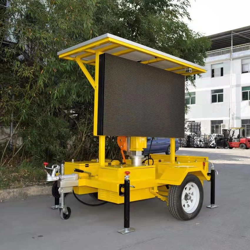 2022 New Australian Standards Top Quality Solar Powered Hydraulic Lifting Colour VMS, VMS Boards, Colour VMS Boards