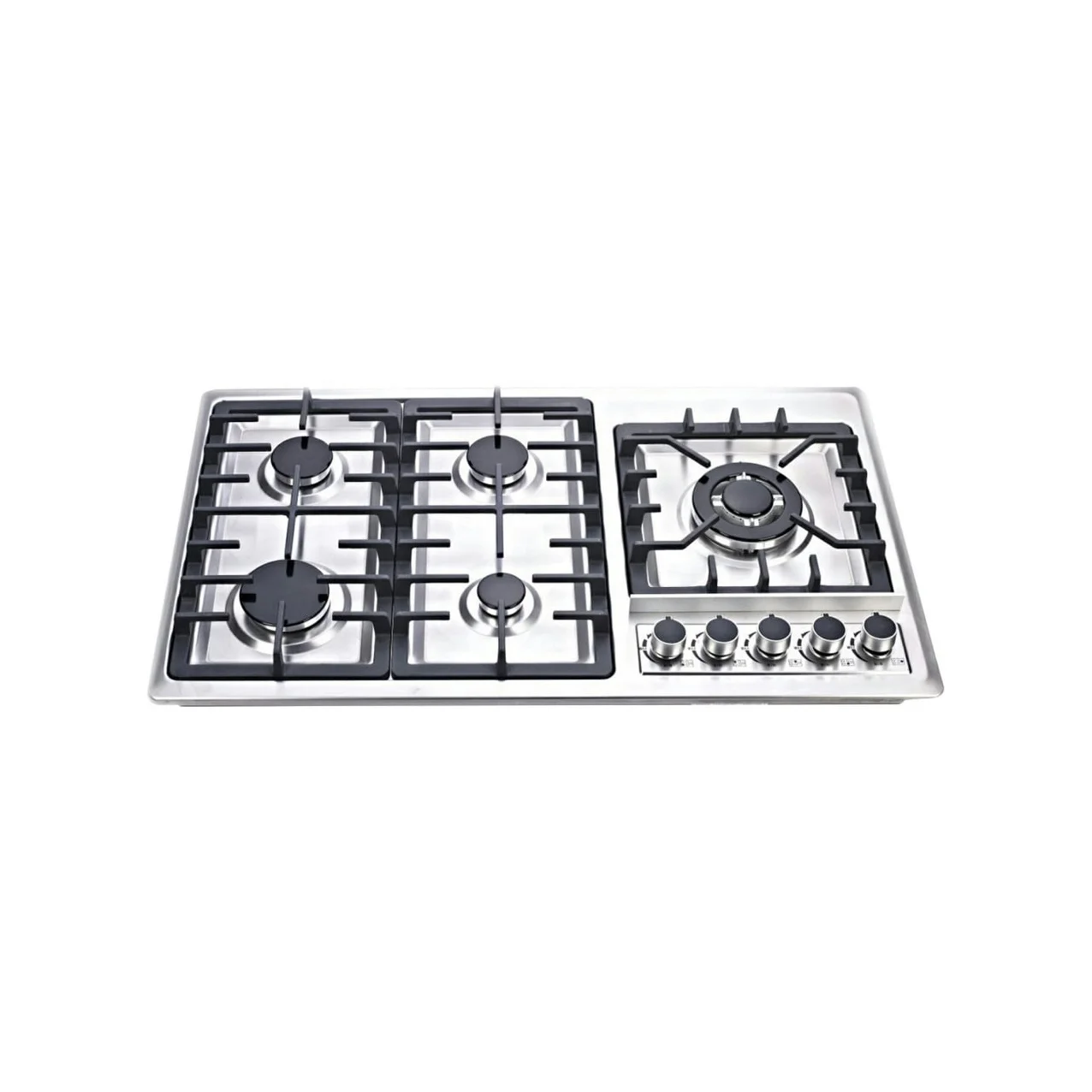 CE/NOM 5 burner Gas Stove SS Gas Hob built in gas grill SS58602