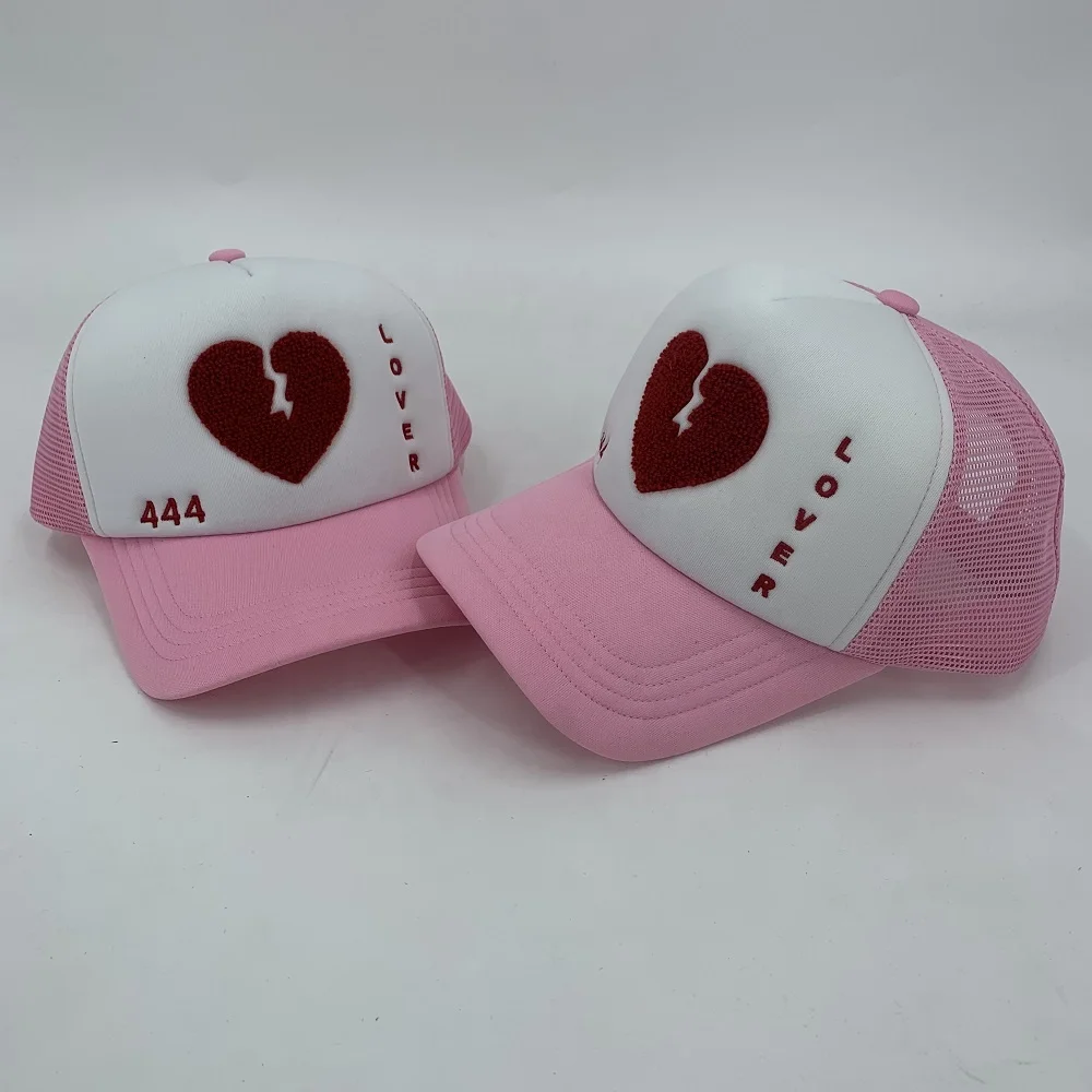 Factory custom chenille patch logo towel embroidery trucker hats