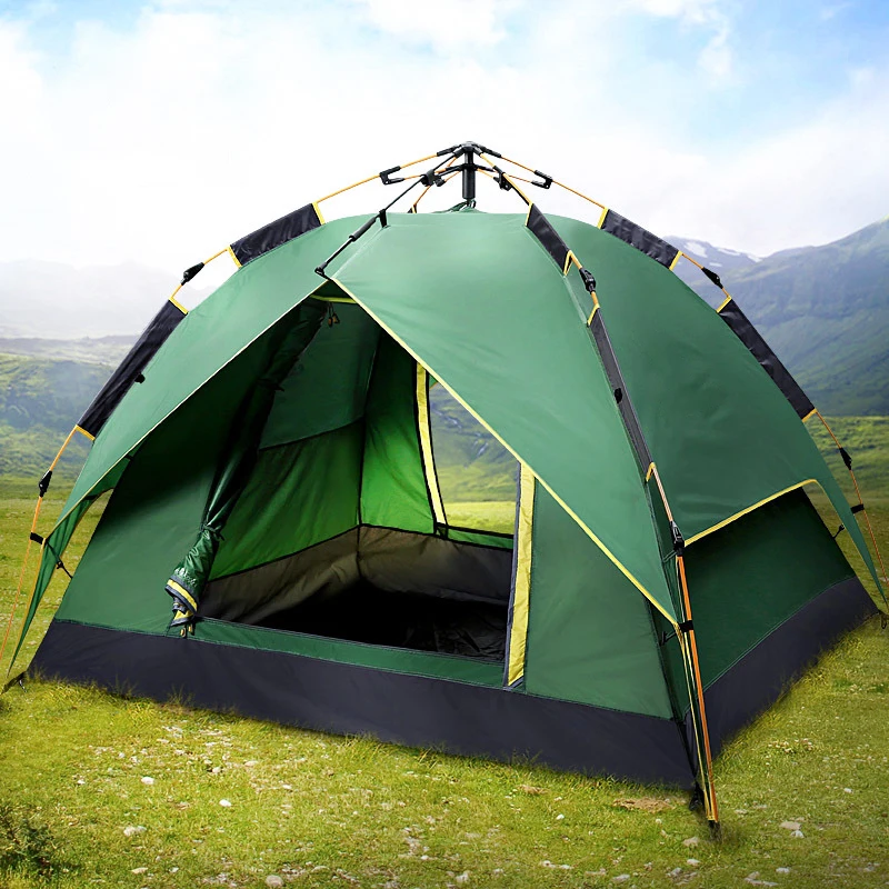 Automatic Pop Up Tent camping carp outdoor waterproof Foldable Family Picnic beach Tent barracas tiendas de acampar acampamento