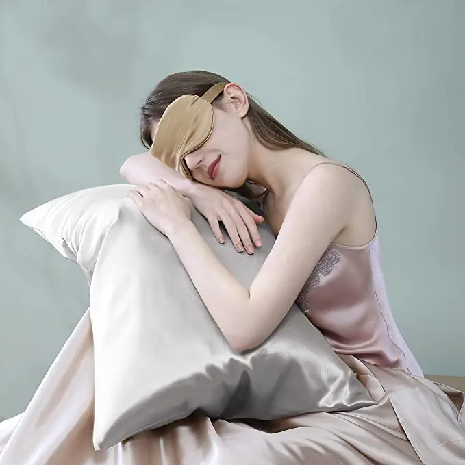 100% Mulberry Silk Pillowcase For Hair And Skin 22 Momme Pure Silk Pillowcase 600 Thread Count Both Sided Silk Pillow Cover