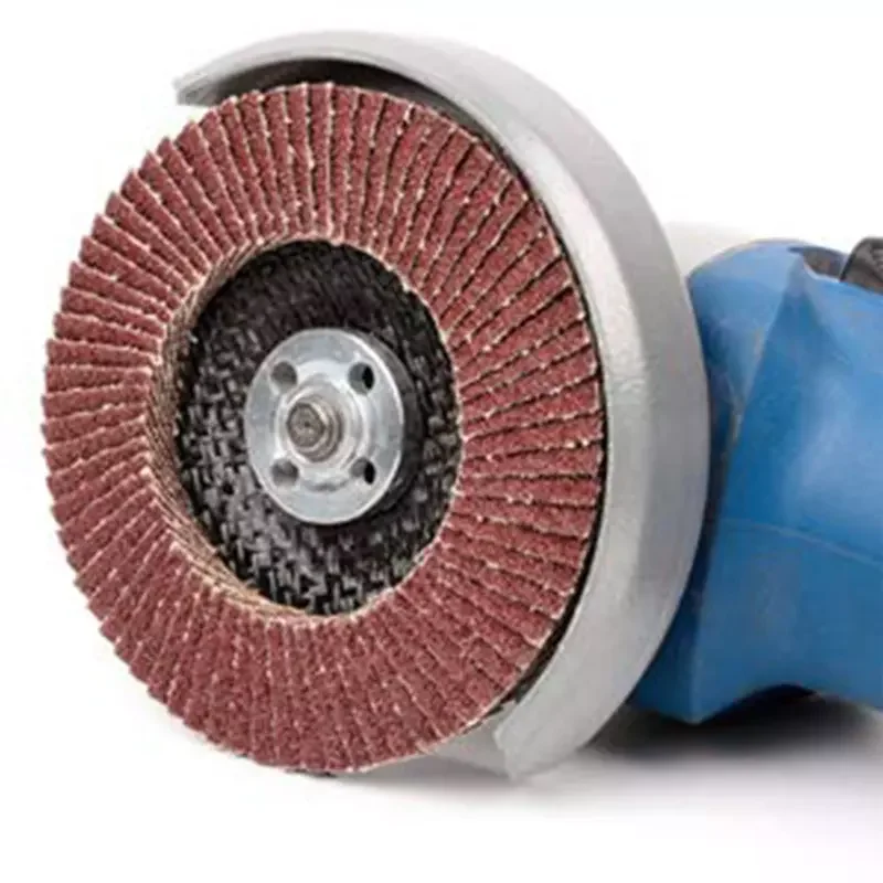 aluminum oxide abrasive flap disc 4 inch 100x16mm 40 grit grinding flap disc wheel rough grinding wheel for metal abrasive