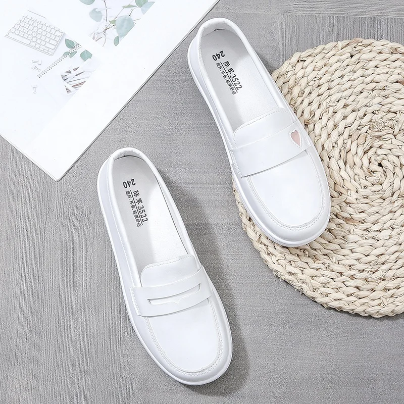 Hospital Work Good Quality Wholesale Woman White Shoes For Nurse