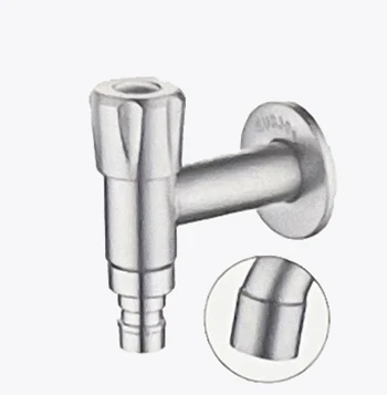 XZ-204 Hot Sale Stainless Steel T-Type Brushed Durable Toilet Facet Wall Mounted Bathroom Washing Machine Tap